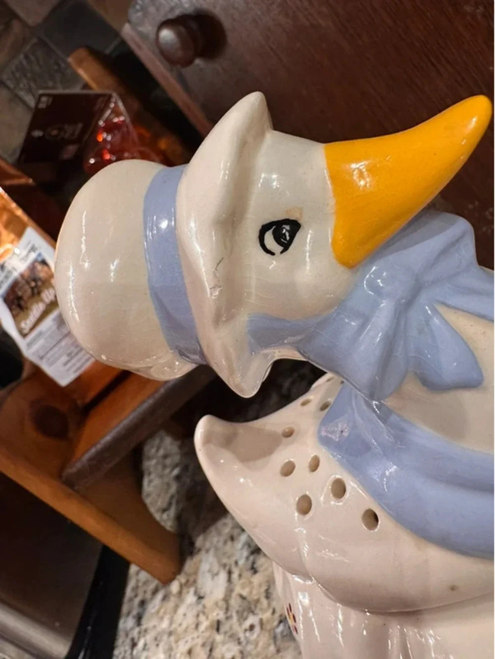 Vintage mother goose tea light/ potpourri